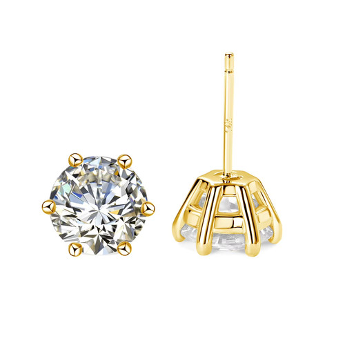 Echtgold ohrringe au585 - 2, au585-