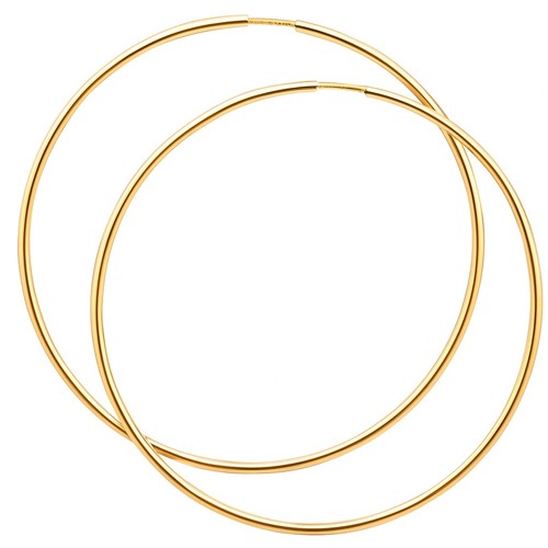 Creolen groß gold - creolen, 333