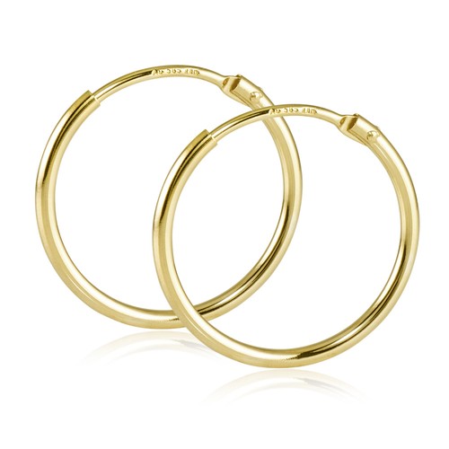 Creolen gold 585 kinder damen - creolen,