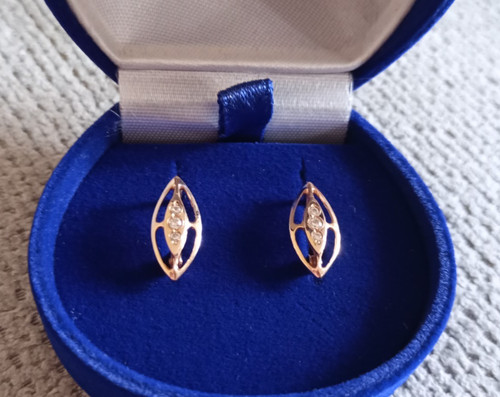 Damenohrringe gold 585 14 - damenohrringe, 585,