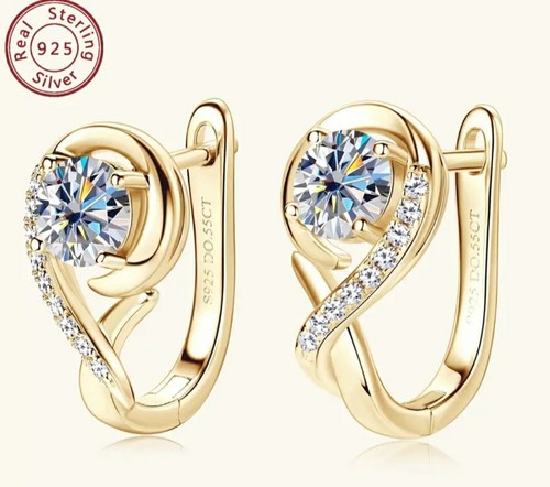 Gold silberohrringe elegante - gold-silberohrringe,