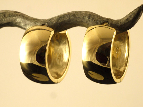 585 gold creolen - creolen,