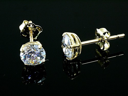 585 gold kleine ohrstecker - gold,