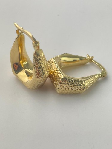 Creolen 18k 750 gold gelbgold - creolen,