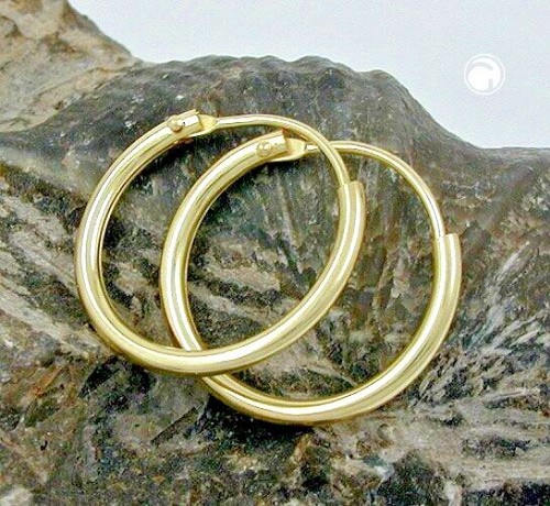 Echt gold creolen - echt,