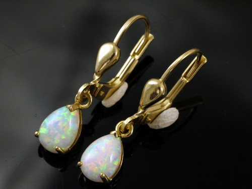 585 gold kleine ohrringe mit - 585,