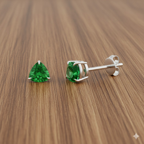 Karat weißgold ohrstecker - 14,