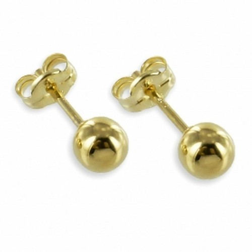 585 gold ohrstecker kugel - ohrstecker,