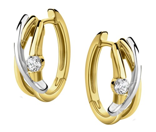 Echt gold creolen ohrringe - ***,