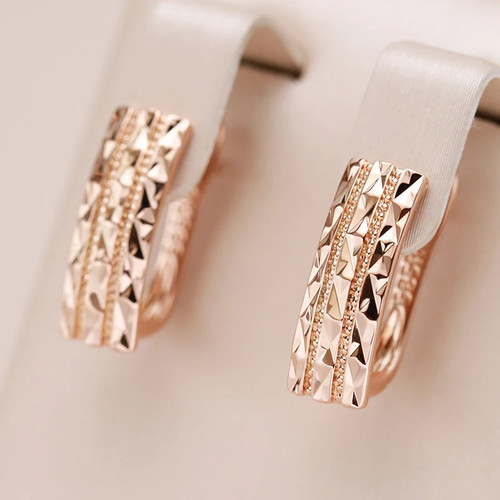 Ohrringe creole huggie 585 - creole,