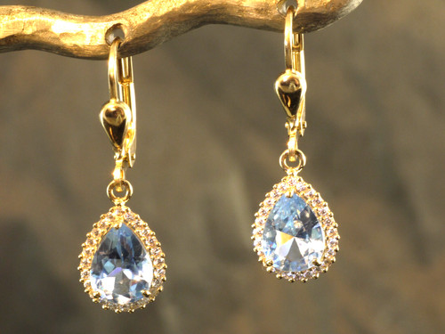 585 gold ohrringe mit - gold,