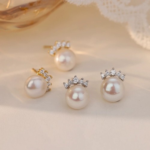 Perlen ohrringe 925 sterling - ohrringe,