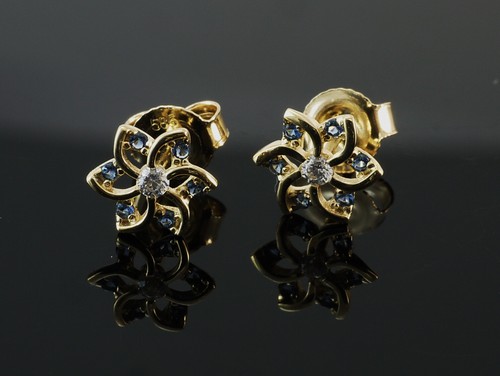 333 gelbgold ohrstecker - 333,