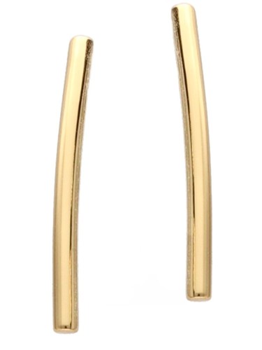 Gold stab ohrringe - stab, silber