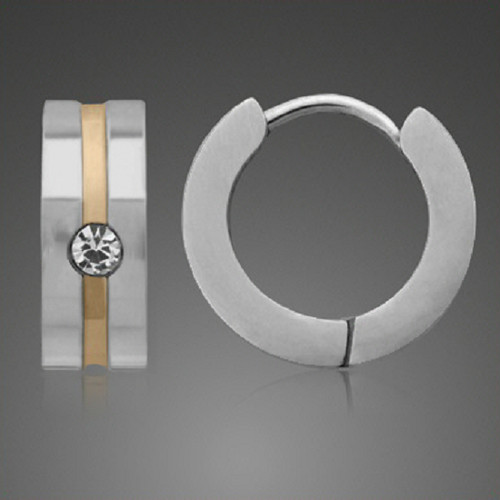 Titan titanium klappcreolen - titan,